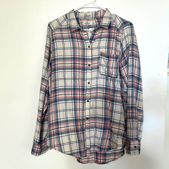NWT Hollister button down flanel - Picture 1 of 4